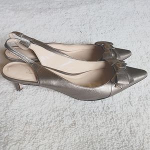Pewter Kitten Heels